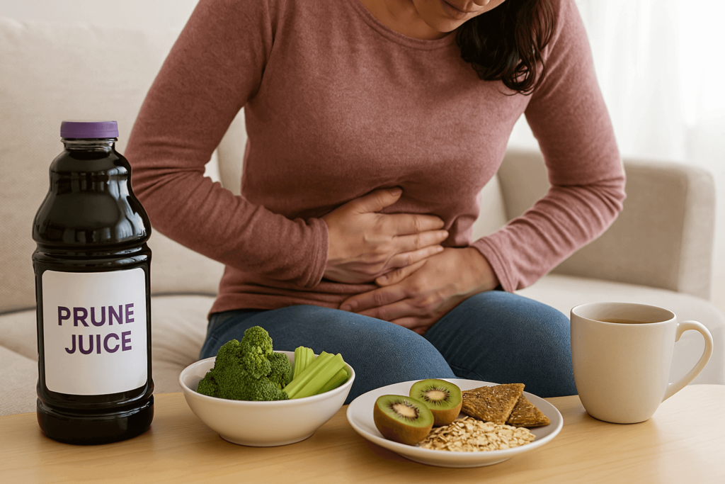 Constipation et ventre gonflé