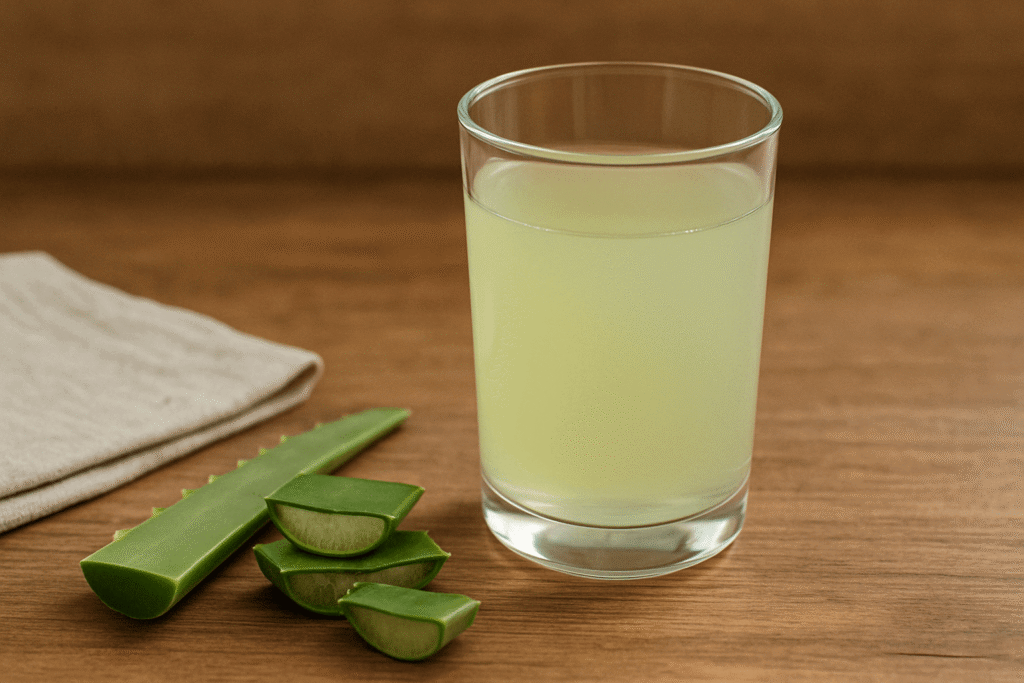 Jus d’aloe vera naturel