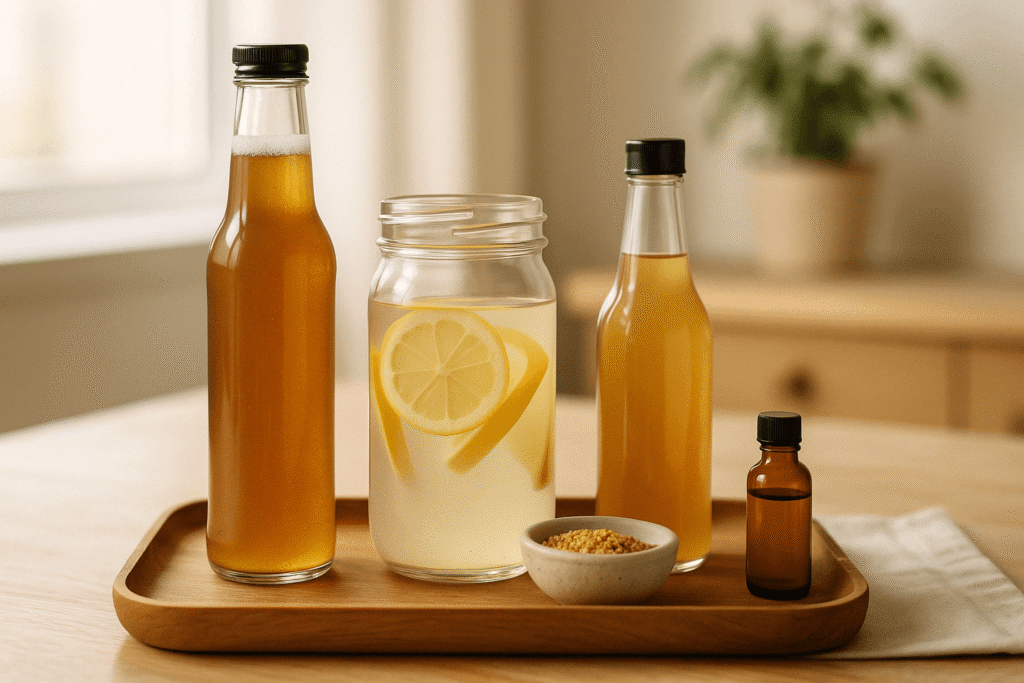 Les boissons probiotiques naturelles