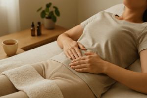 Massage ventre gonflé