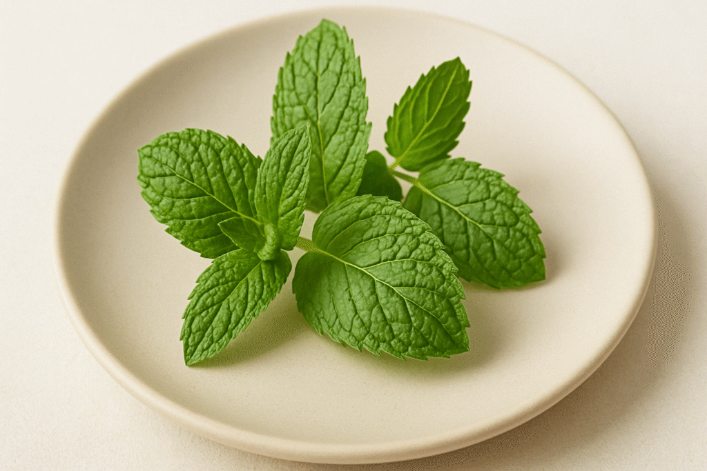 Menthe poivrée (apaise l’intestin)
