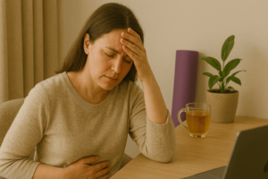 Ventre gonflé et stress