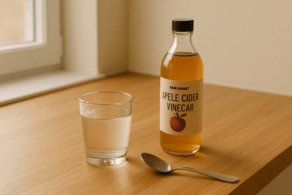 Vinaigre de cidre avant repas
