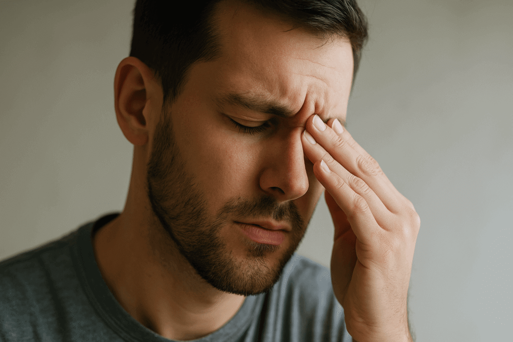 Douleur à l’œil droit