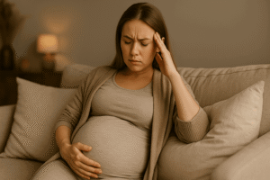 Migraine pendant la grossesse est-ce dangereux
