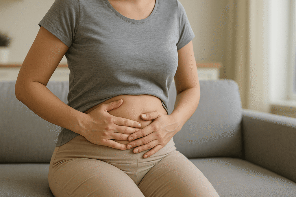 Ventre gonflé après cholécystectomie