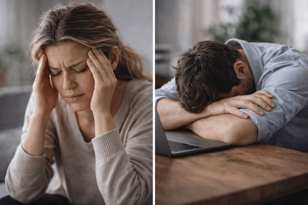 Différence entre fatigue nerveuse et burn-out