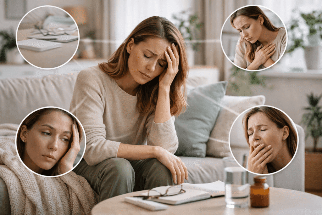 Symptômes fréquents de la fatigue chronique