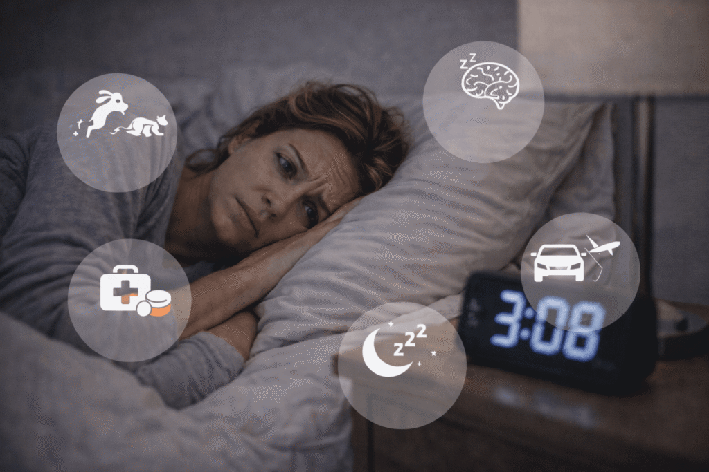 Causes fréquentes d’un sommeil non réparateur